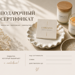 Подарочный сертификат