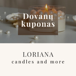 dovanu kuponas zvakems