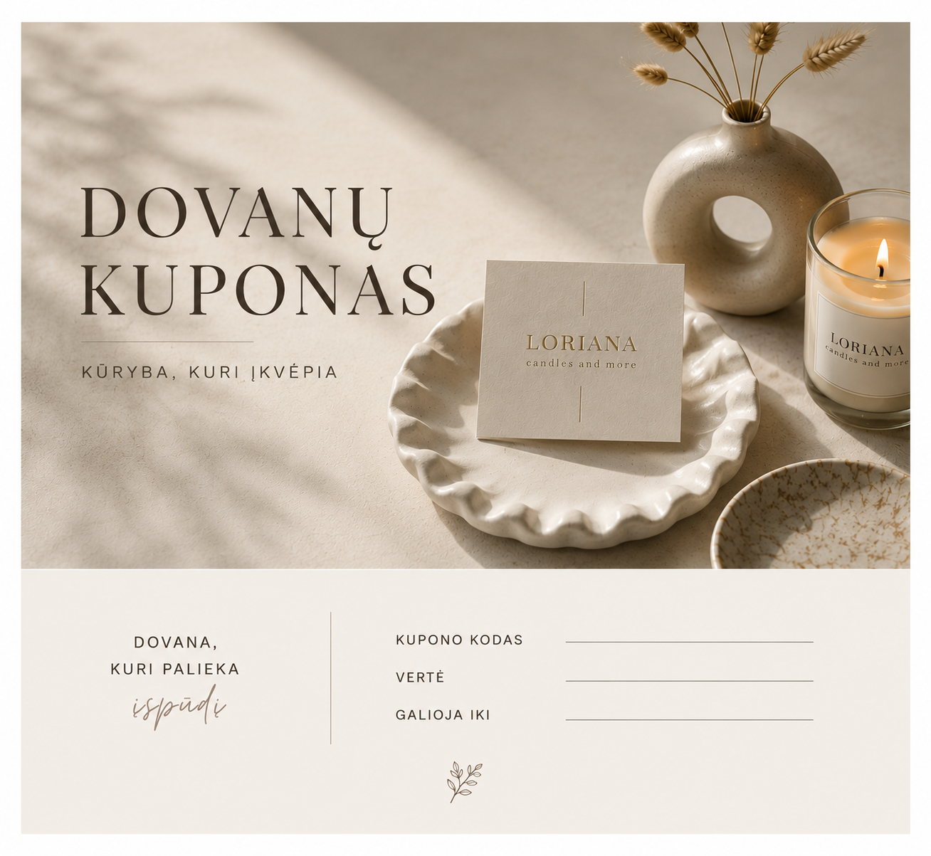 Dovanų kuponas